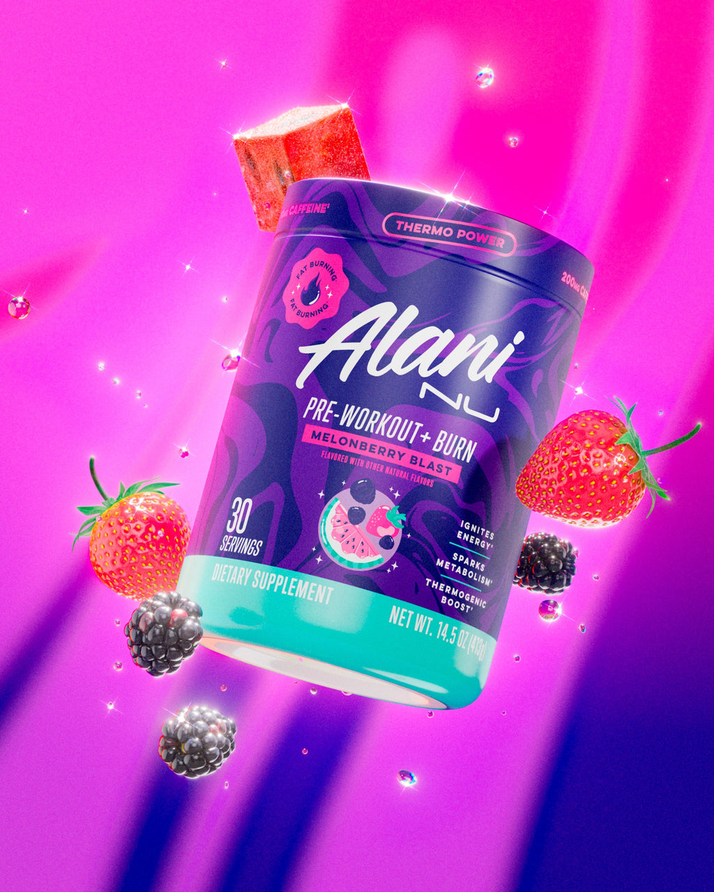 Pre-Workout+ Burn - Melonberry Blast